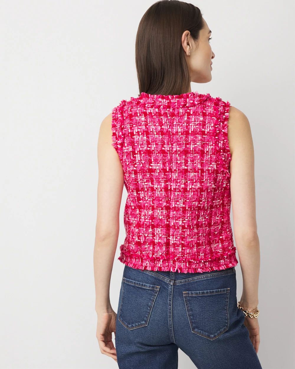【maison de Dolce. 】candy tweed vest 中古・古着通販】maison de Dolce. (メゾンドドルチェ) candy tweed